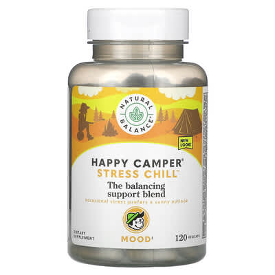 Happy Camper Stress Chill, 120 Vegcaps