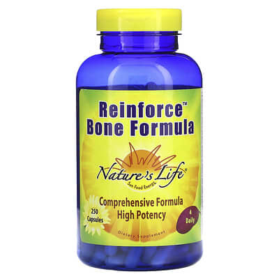 Nature's Life Формула для укрепления костей, 250 капсул