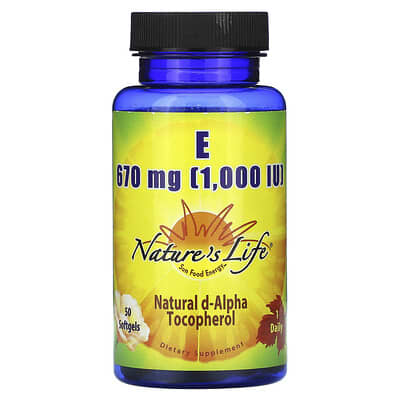 Витамин E Preserving Vitamin E, 670 mg, 50 Softgels
