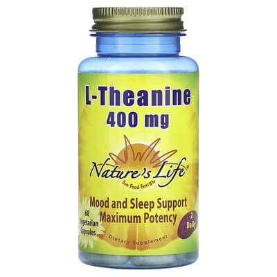 L-Theanine, 60 вегетарианских капсул
