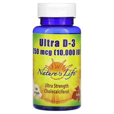 Ultra D-3, 250 mcg , 100 Softgels