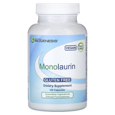Monolaurin, 120 Capsules (500 mg per Capsule)