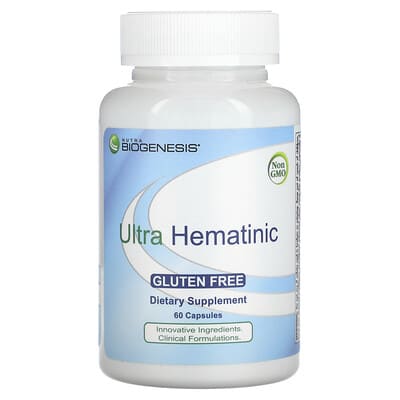 Ultra Hematinic, 60 капсул