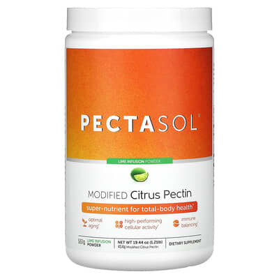 PectaSol® модифицированный цитрусовый пектин, лайм, 19.44 oz