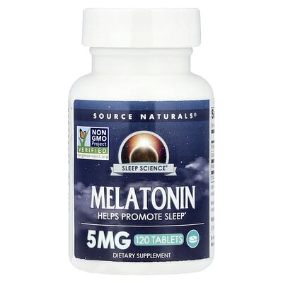 Мелатонин Sleep Science®, 5 mg, 120 таблеток