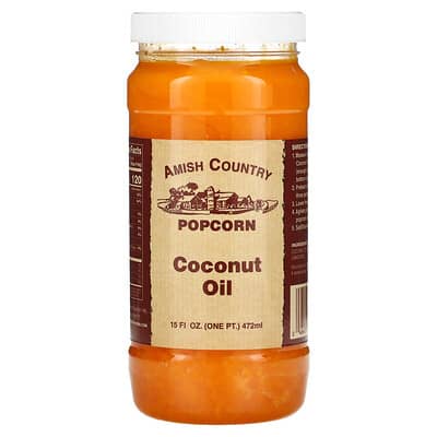 Amish Country Popcorn кокосовое масло, 15 fl oz (472 ml)