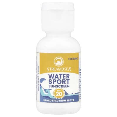 Water Sport Sunscreen, SPF 20, 1 oz (30 ml)