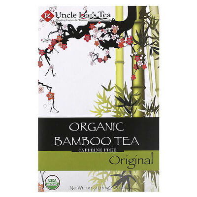 Uncle Lee's Tea Органический травяной чай, Caffeine Free, Original, 18 Tea Bags, 1.02 oz (28.8 g)