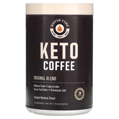Растворимый кофе Keto Coffee Original Blend, Medium Roast, 7.93 oz (225 g)