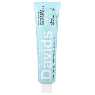 Осветляющая зубная паста с защитой от налета, Natural Spearmint, 5.25 oz (149 g)