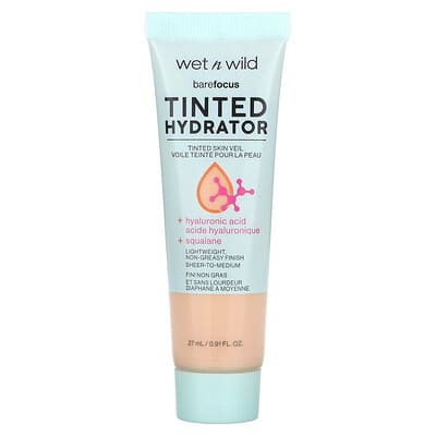 Тонирующий увлажняющий крем Barefocus, 1114059 Porcelain, 0.91 fl oz (27 ml)