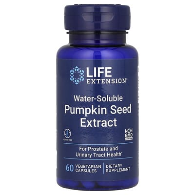 Water-Soluble Pumpkin Seed Extract, 60 Vegetarian Capsules (262 mg per Capsule)