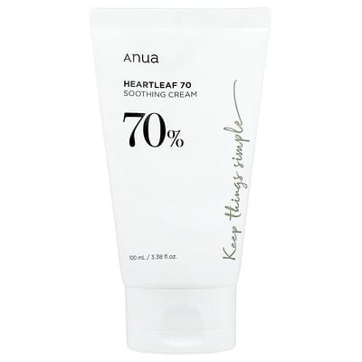 Heartleaf 70% Soothing Cream, 3.38 fl oz (100 ml)