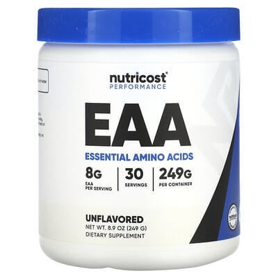 Nutricost, Performance, EAA, без вкуса, 8.9 oz (249 g)