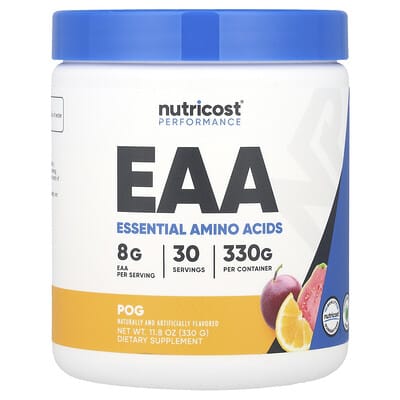 EAA Powder Performance, маракуйя, апельсин и гуава, 11.8 oz (330 g)