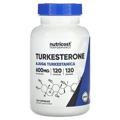 Performance, Turkesterone, 600 mg, 120 капсул