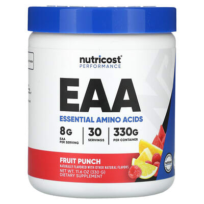 Аминокислоты Performance, EAA, Fruit Punch, 11.8 oz (330 g)
