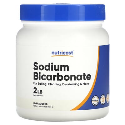 Пищевая сода Nutricost, без вкуса, 2 lb (907 g)