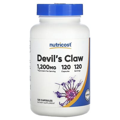 Корень когтя дьявола Nutricost, 300 mg, 120 Capsules