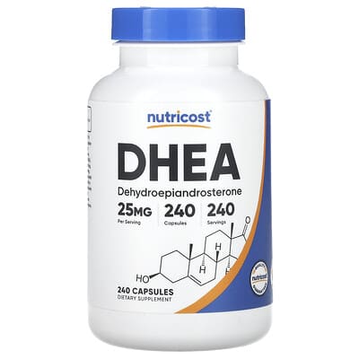 DHEA, 25 mg, 240 капсул