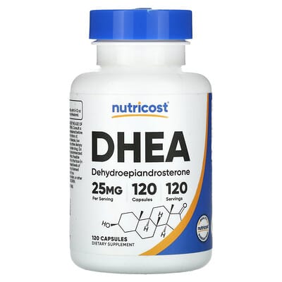 DHEA, 25 mg, 120 капсул