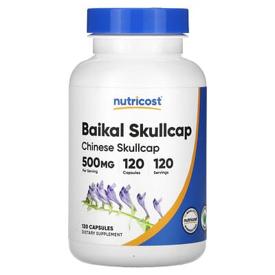 Baikal Skullcap, 500 mg, 120 капсул