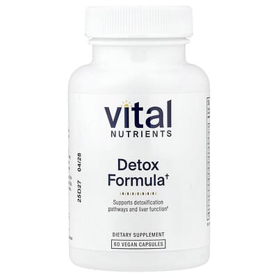 Детокс-формула Vital Nutrients, 60 веганских капсул