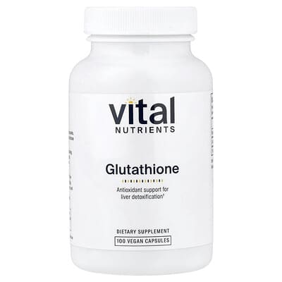 Glutathione, 100 веганских капсул