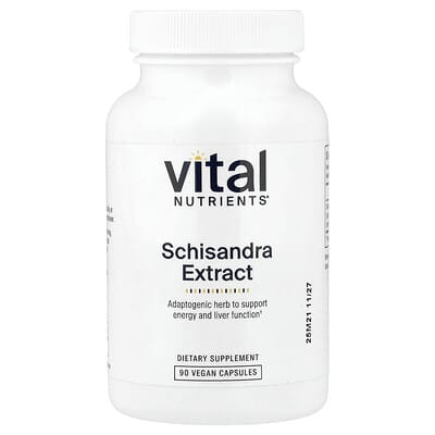 Vital Nutrients Экстракт Шизондры, 90 веганских капсул (500 mg per Capsule)