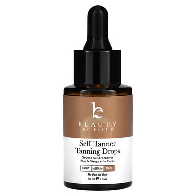 Self Tanner Tanning Drops, Dark, 1 fl oz (30 ml)