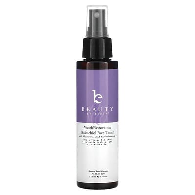 Освежающий тоник для лица Beauty By Earth Youth Restoration Bakuchiol, 4.5 fl oz (133 ml)