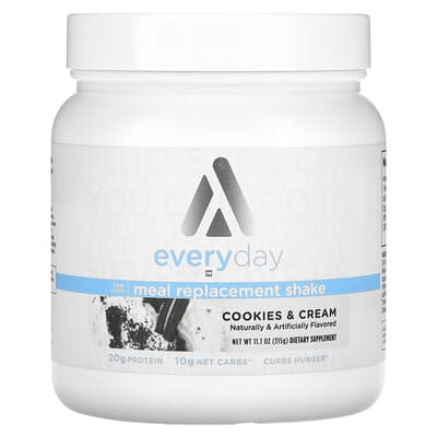 Meal Replacement All-In-One Shake, Cookies & Cream, 11.3 oz (315 g)
