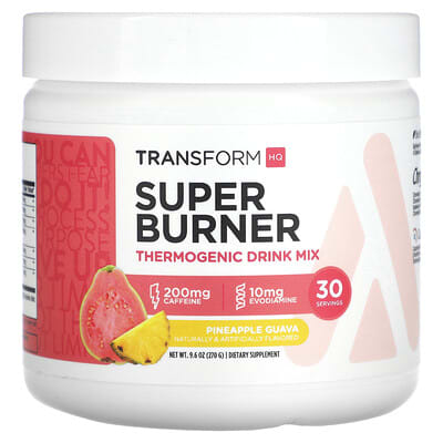 Super Burner, Thermogenic Drink Mix, Pineapple Guava, 11.5 oz (322 g)
