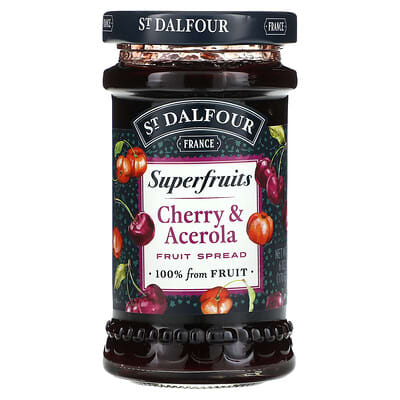 Фруктовый джем, вишня и асаи, Superfruits, 6 oz (170 g)