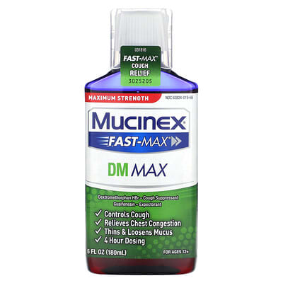 Fast-Max DM Max, максимальная сила, для возраста 12+, 6 fl oz (180 ml)