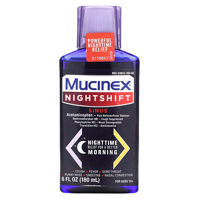 Nightshift Sinus для возраста 12+ 6 fl oz (180 ml)