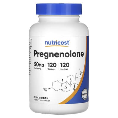 Pregnenolone, 50 mg, 120 капсул