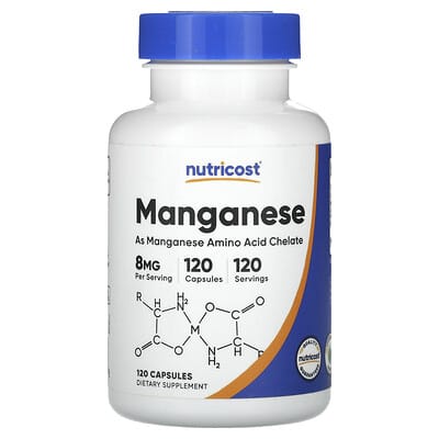 Марганец, 8 mg, 120 капсул