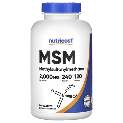 MSM, 240 таблеток (1,000 mg на таблетку)