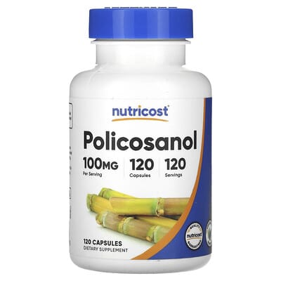 Policosanol, 100 mg, 120 капсул