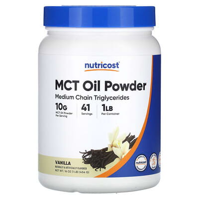 Порошок MCT Oil, Vanilla, 16.2 oz (454 g)