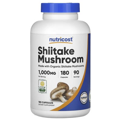 Грибы шиитаке 180 капсул (500 mg per Capsule)