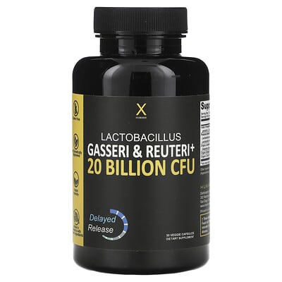 Lactobacillus Gasseri & Reuteri+, 30 вегетарианских капсул