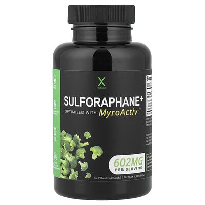 Sulforaphane+, 60 вегетарианских капсул