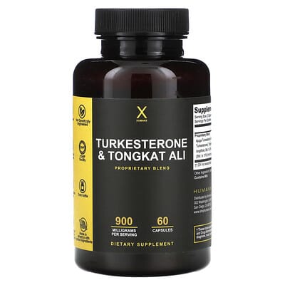 Humanx Turkesterone & Tongkat Ali, 60 капсул