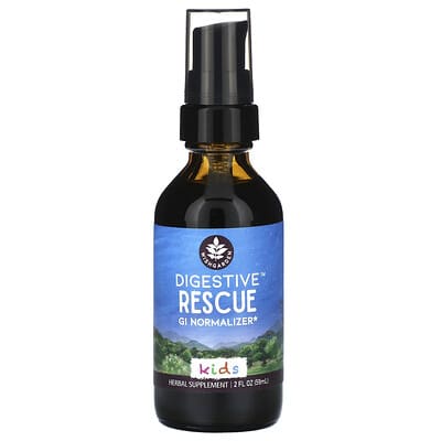 Детский комплекс WishGarden Herbs Digestive™ Rescue GI Normalizer 2 fl oz (59 ml)