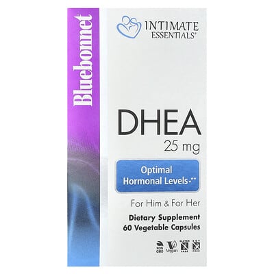 Bluebonnet Nutrition DHEA для него и для нее 25 mg 60 капсул