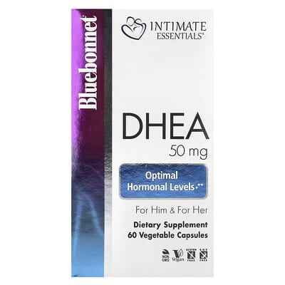 Капсулы Intimate Essentials DHEA для него и для нее 50 mg 60 Vegetable Capsules