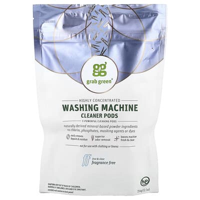 Капсулы для чистки стиральных машин, без отдушек, 12.5 oz (354 g)
