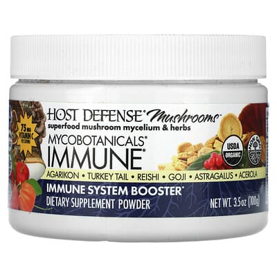 Порошок Mycobotanicals® Immune Mushrooms™, 3.5 oz (100 g)